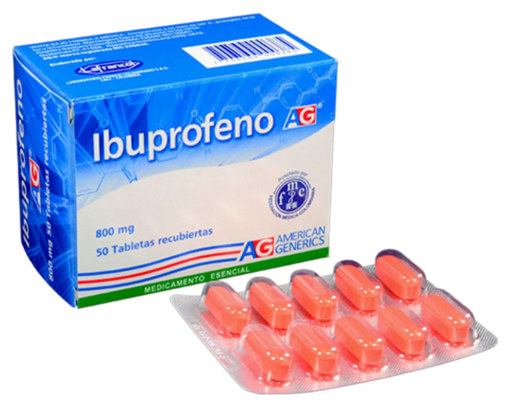 IBUPROFENO AMERICAN GENERICS 800 MG x 50 TABLETAS