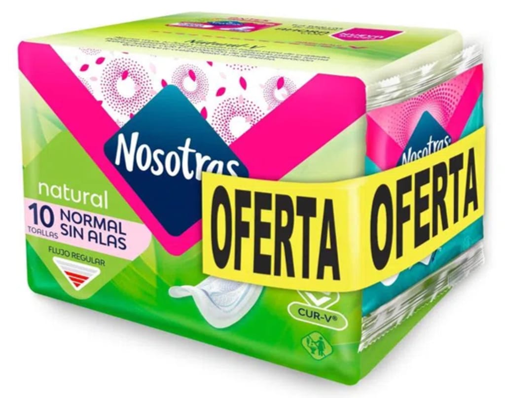 TOALLA NOSOTRAS NORMAL 10 UNDS
