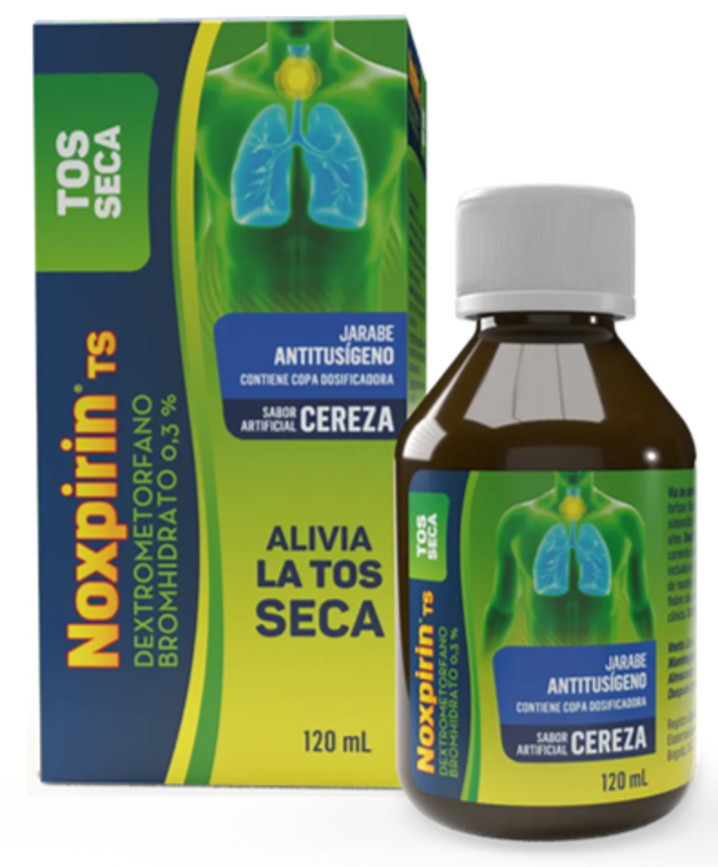 NOXPIRIN TOS SECA ANTITUSIGENO JARABE FRASCO x 120 ML