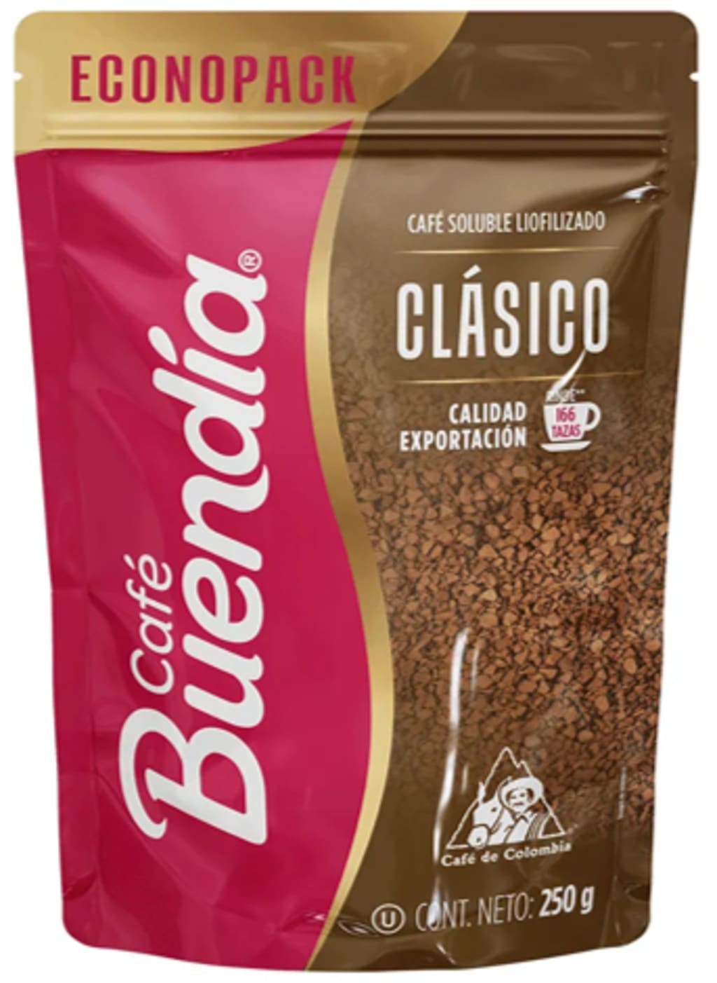 CAFE BUEN DIA LIOFILIZADO CLASICO DOYPACK 250 GRS