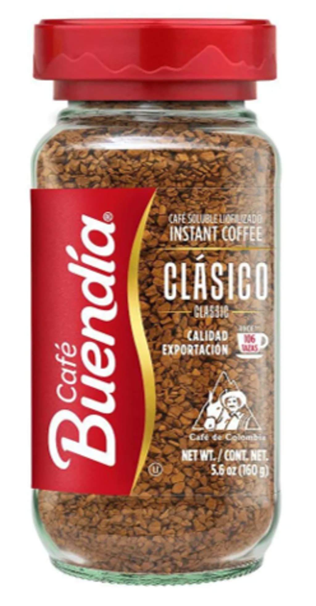 CAFE BUEN DIA LIOFILIZADO CLASICO FRASCO 160 GRS x 12