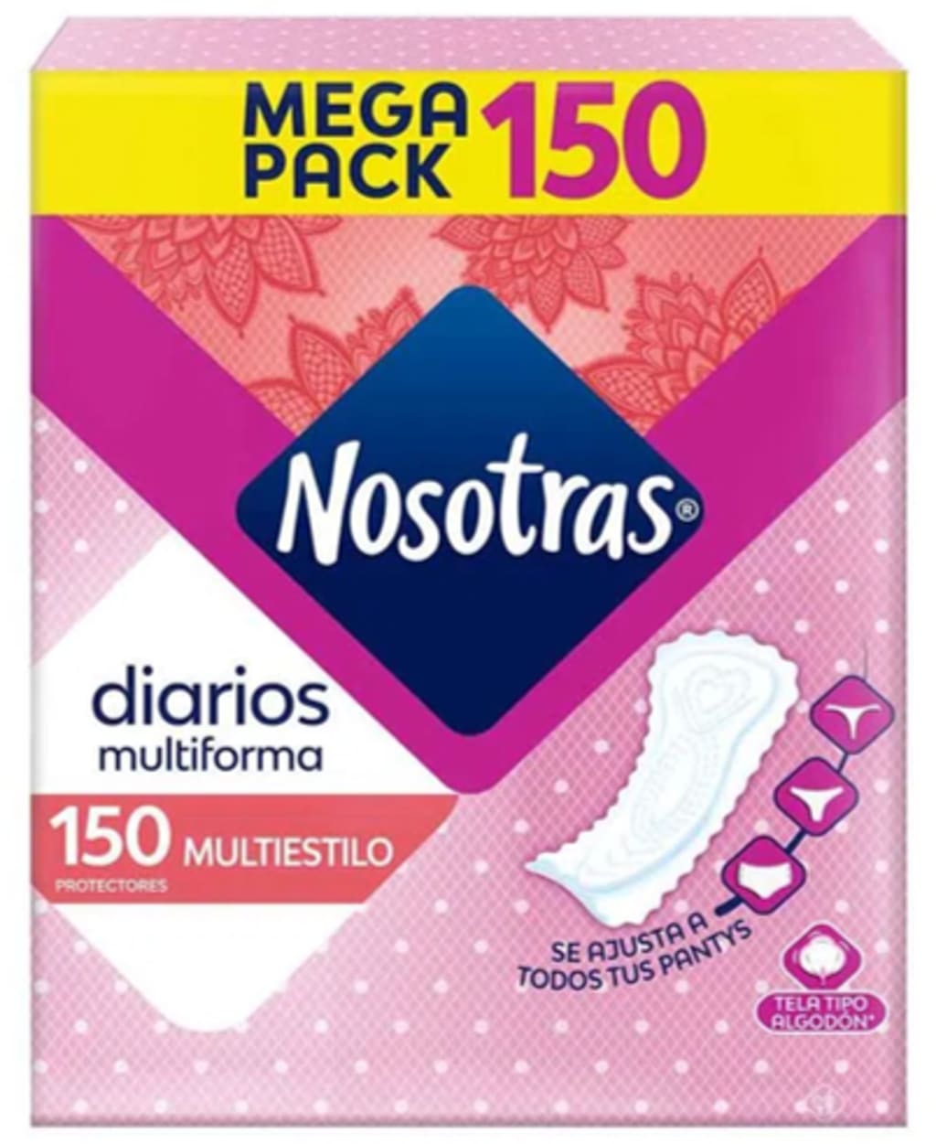 PROTECTOR NOSOTRAS MULTIESTILO 150 UND x 10