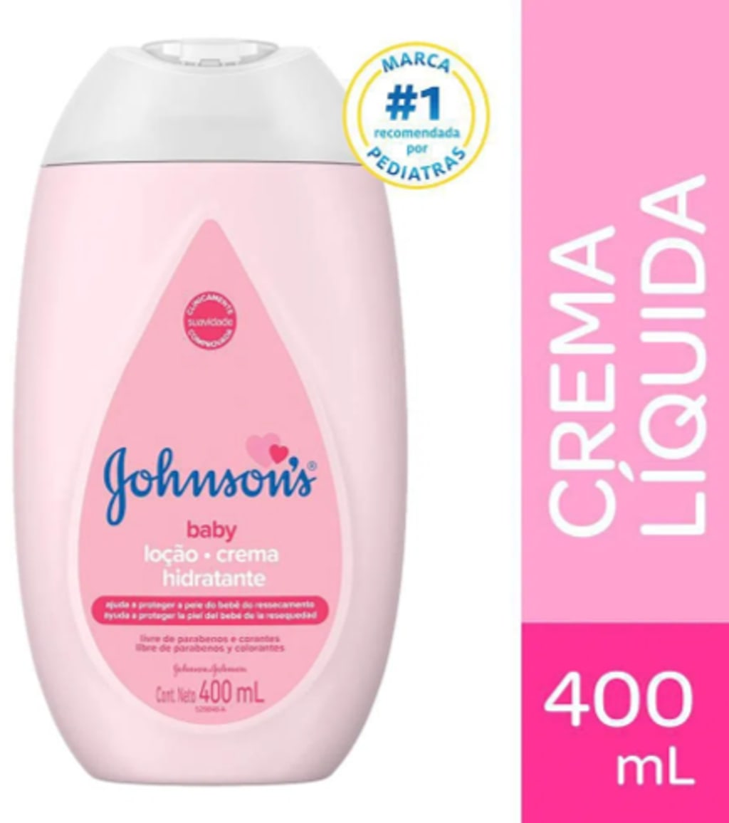 CREMA JOHNSON BABY ORIGINAL HIDRATANTE ROSA 400 ML
