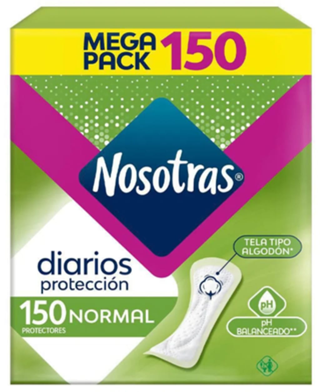 PROTECTOR NOSOTRAS REGULAR 150 UNDS EMP INDIV