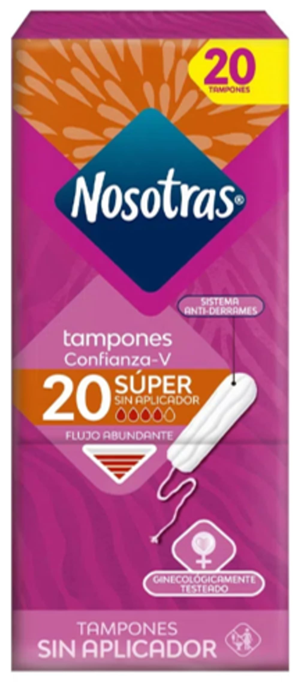 TAMPONES NOSOTRAS DIGITAL SUPER 20 UND x 12