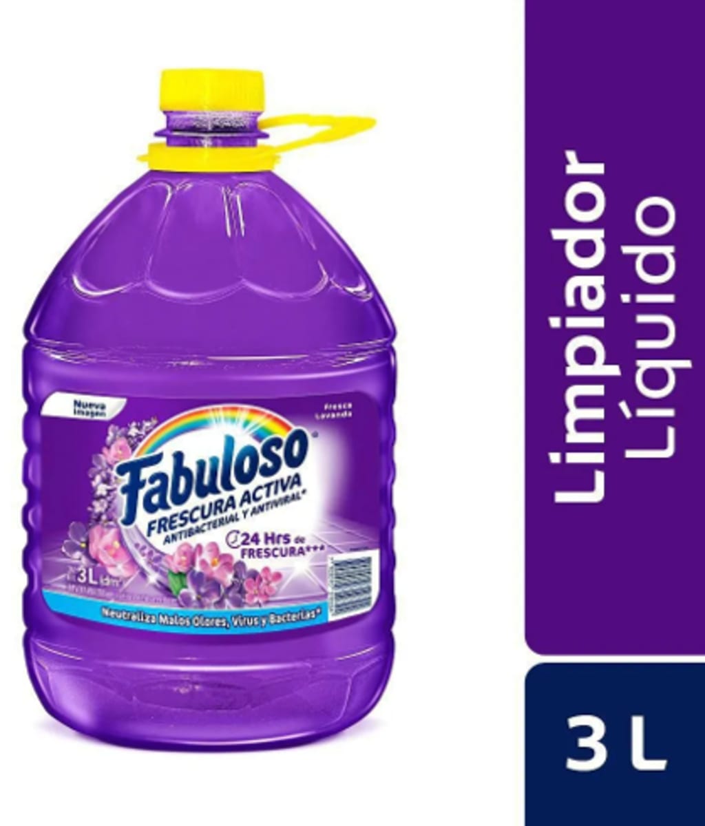 LIMPIADOR FABULOSO LAVANDA GARRAFA 3000 CC