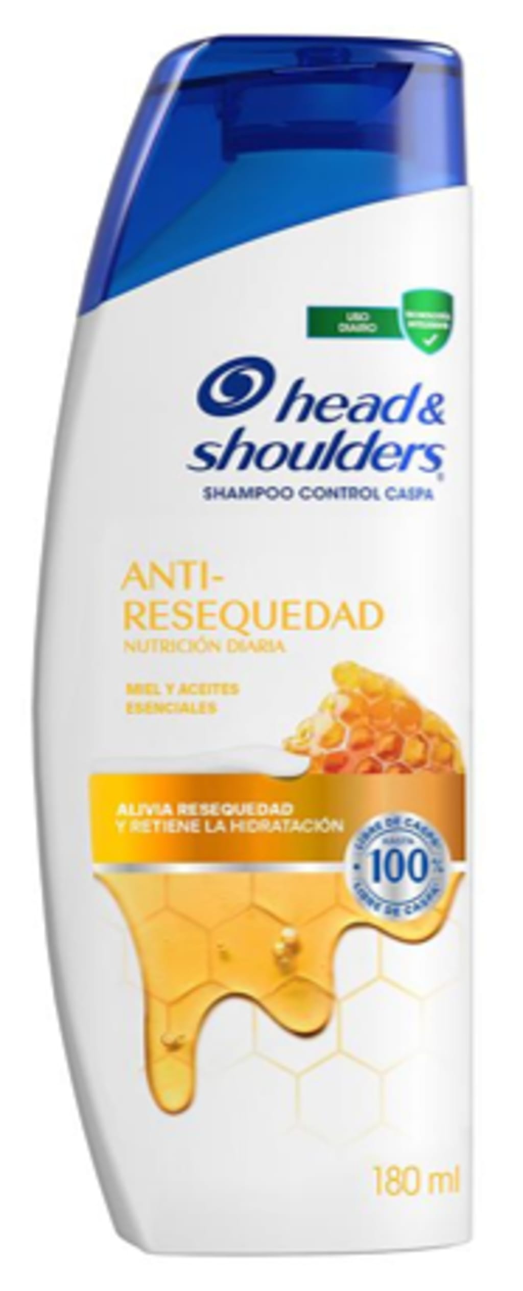 CHAMPU H&S ANTIRESEQUEDAD CON MIEL 180 ML x 12