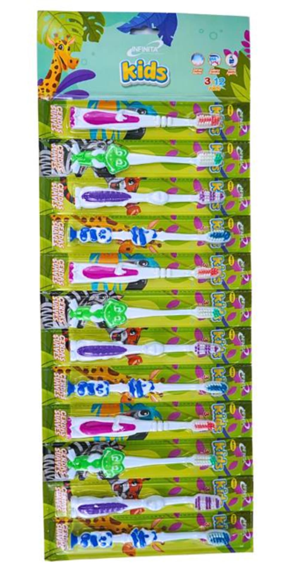 CEPILLO DENTAL INFINITA NIÑO TIRILLA ECO INF315 x 12 UNDS