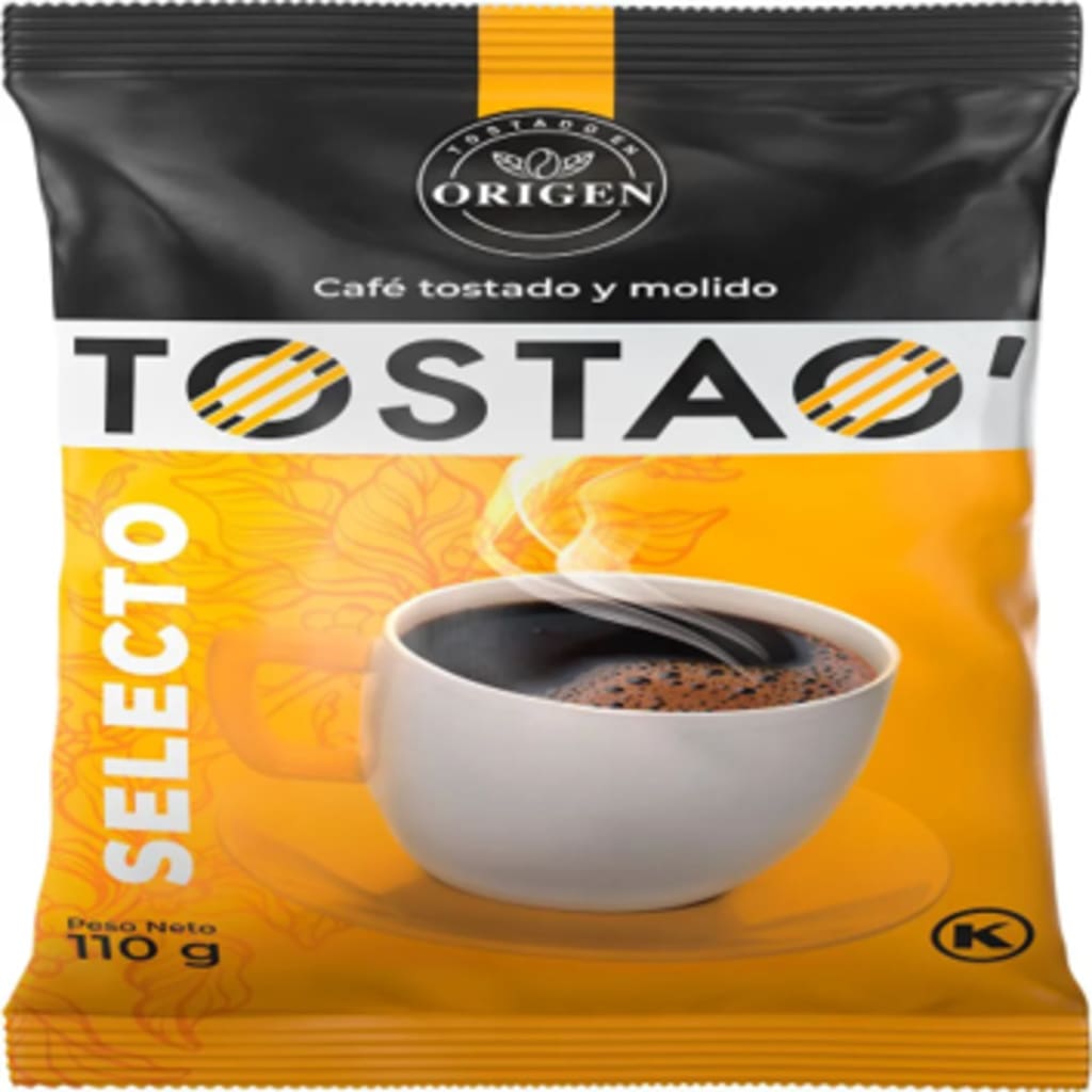 CAFE TOSTAO SELECTO TOSTADO Y MOLIDO 110 GRS