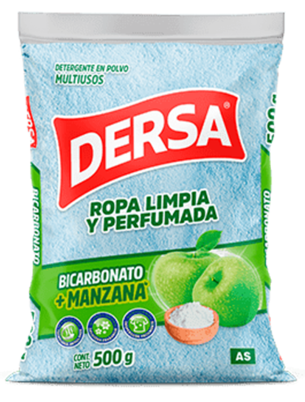 DETERG. DERSA AS BICARBONATO MANZANA 1000 GRS x 20