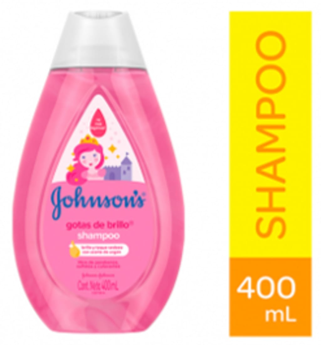 CHAMPU JOHNSON BABY GOTAS DE BRILLO NP 400 ML