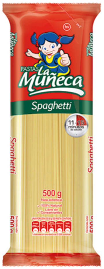 PASTA LA MUÑECA SPAGUETTI 500 GRS