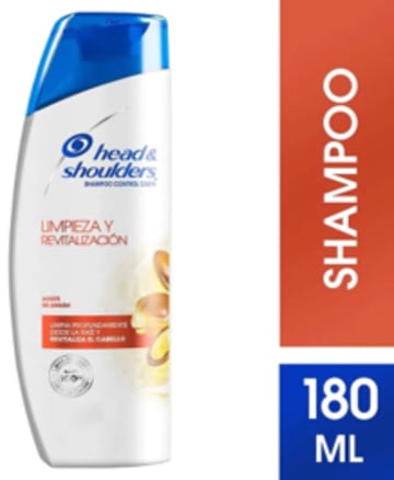 CHAMPU H&S REVITALIZACION AC ARGAN 180 ML