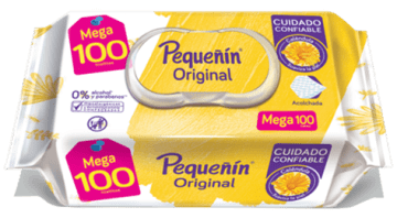 TOALLITAS PEQUEÑIN ALMENDRAS 100 UNDS