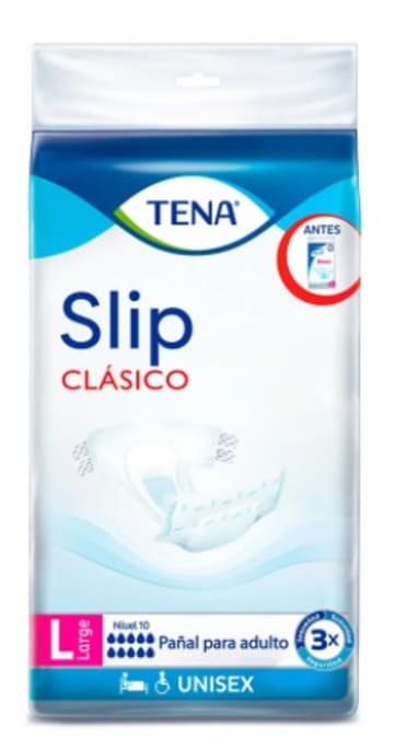 TENA BASIC / SLIP CLASICO GRANDE (L) DROGUERIAS x UND