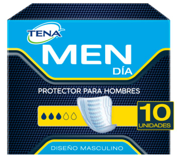 TENA FOR MEN DIA PROTECTOR DE GOTEOS 10 UNDS