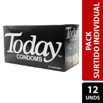 CONDONES TODAY SURTIDO TIENDAS x 12 UNDS (PLEGADIZA)