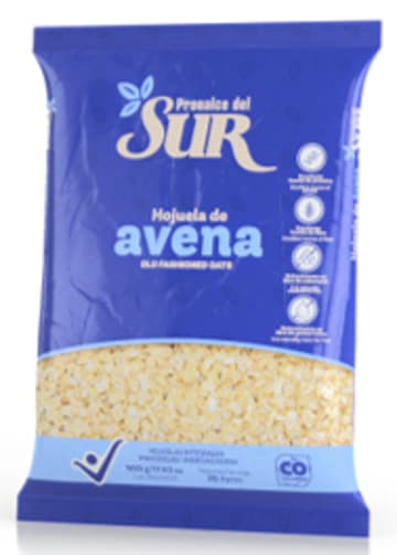 AVENA DEL SUR BOLSA NATURAL HOJUELAS 200 GRS
