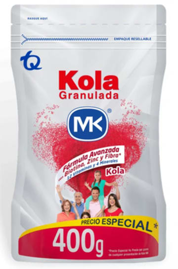KOLA GRANULADA MK DOYPACK 400 GRAMOS x 15 UNIDADES