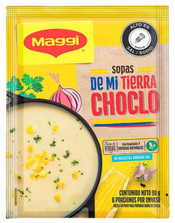 SOPA DEL DIA MAGGI CHOCLO 90 GRS x SOBRE