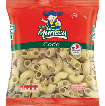 PASTA LA MUÑECA CODOS 250 GRS