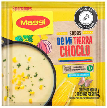 SOPA DEL DIA MAGGI CHOCLO 45 GRS x 18 SOBRES