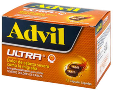 ADVIL ULTRA x 72 CAPSULAS (PLEGADIZA)