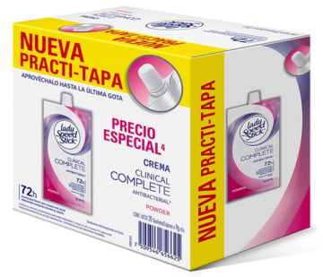 DESODORANTE LADY STICK CREMA CLINICAL WOMEN POWDER x 20 SB