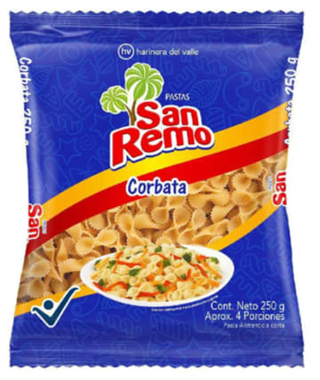 PASTA SAN REMO CORBATA 200 GRS