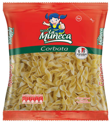 PASTA LA MUÑECA CORBATA 200 GRS x 24