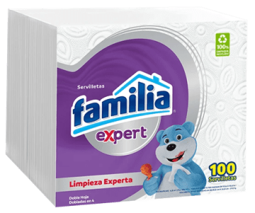 SERVILLETA FAMILIA ACOLCHAMAX EXPERT 100 UNDS