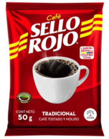 CAFE SELLO ROJO 40 GRS x 10 SOBRES