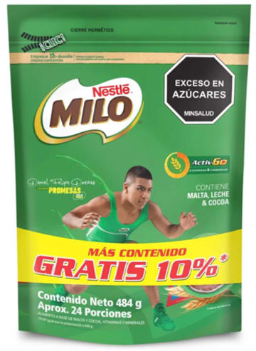 MILO DOYPACK ZIPPER PAGUE 440 GRS LLEVE 484 GRS