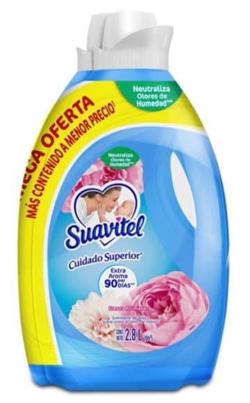 SUAVIZANTE SUAVITEL SUPERIOR PRIMAVERA AZUL 2800 ML x2$x 2