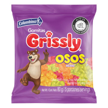 GOMAS GRISSLY OSOS 72 GRS