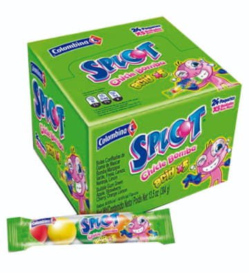 CHICLE SPLOT ACID EN LINEA x 5 x 24 UNDS x 18