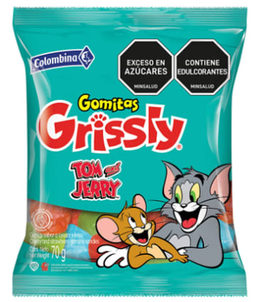 GOMAS GRISSLY TOM Y JERRY 70 GRS