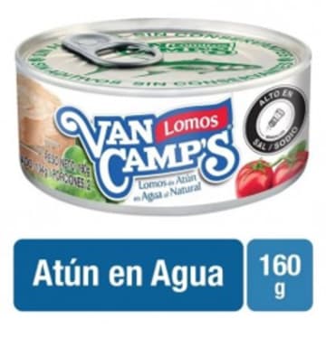 ATUN VANCAMPS LOMITOS AGUA 160 GRS x 48