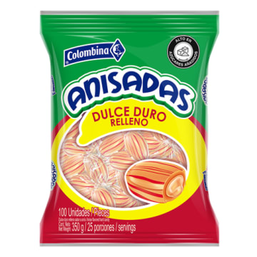 CONFITE ANISADAS COLOMBINA 100 UNDS