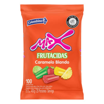 CONFITE MAX SOUR ACIDOS CARAMELO BLANDO 12 UNDS x 12