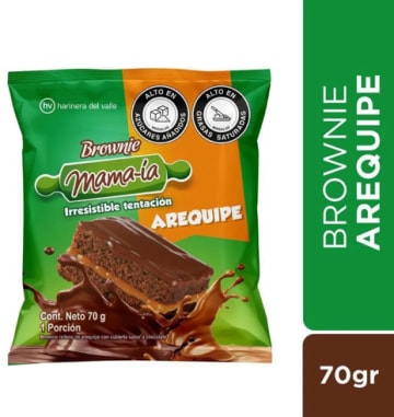 BROWNIE MAMA-IA AREQUIPE 70 GRS x 12 UN