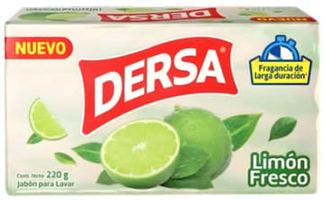 JABON DERSA VETAS LIMON FRESCO 220 GRS x 24