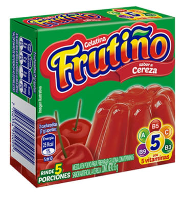 GELATINA FRUTIÑO CEREZA 5 PORCIONES x 48