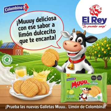 GALLETA MUUU LIMON x 12 UNDS