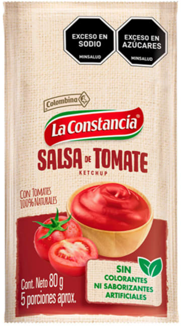 SALSA TOMATE CONSTANCIA 80 GRS 12 SOBRES x 6