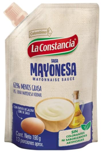 MAYONESA CONSTANCIA TAPON 190 GRS