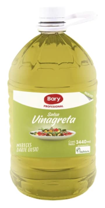 VINAGRETA BARY GARRAFA 3440 GRS x 4