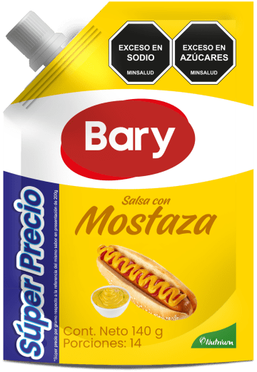 MOSTAZA BARY DOYPACK CON VALVULA 140 GRS