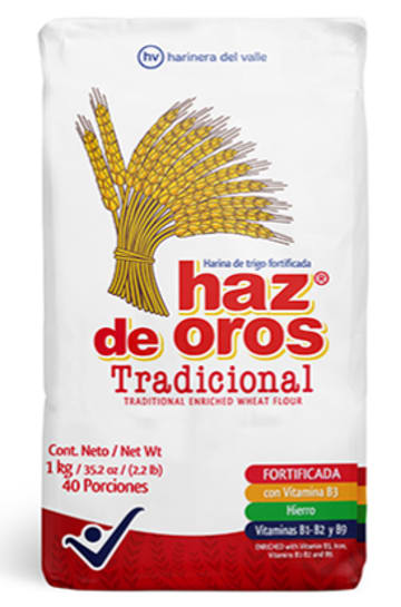 HARINA DE TRIGO HAZ DE OROS 500 GRS