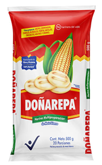 PRECOCIDO DE MAIZ DOÑAREPA BLANCA 500 GRS x 24
